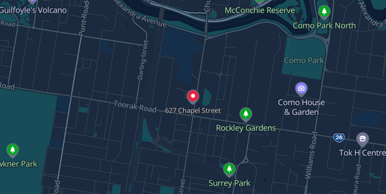 627 Chapel Street Map Location
